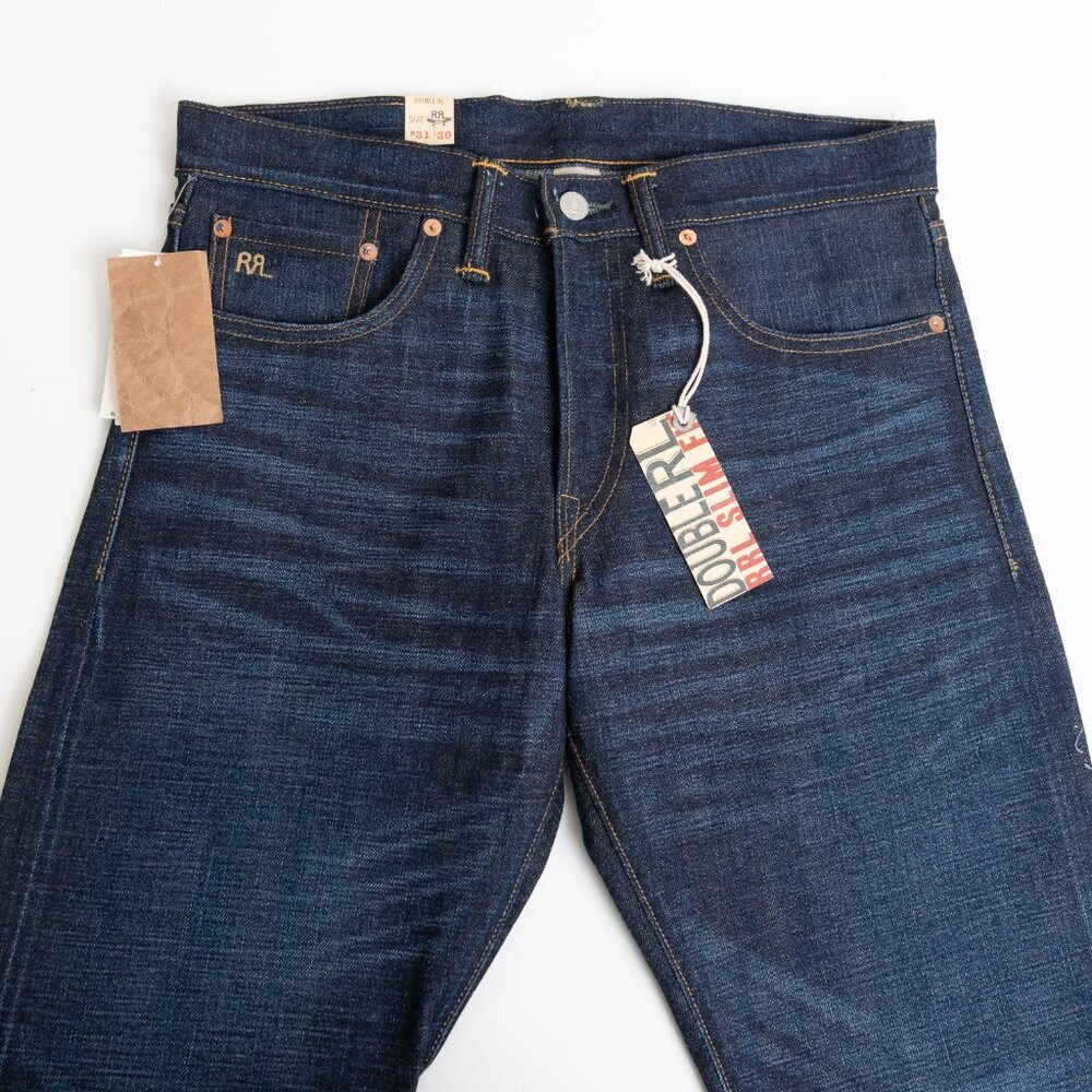 RRL Ralph Lauren Selvedge Denim Jeans 31x30 East West Slim Fit Made in USA - Picture 4 of 16